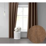 Perle Home Daily Series Kahve Rengi Ada Fon Perde - 150 x 250 cm - Kahverengi