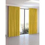 Perle Home Güneş Sarısı Fon Perde Ekstraforlu Modern Desen 200 x 250 cm