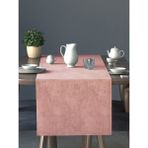 Perle Kadife Dokulu Buğulu Gül Rengi Daily Series Runner 40 x 140 - 40 x 140 cm