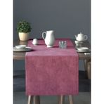 Perle Kadife Dokulu Gül Kurusu Rengi Daily Series Runner 40 x 140 - 40 x 140 cm