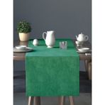 Perle Kadife Dokulu Zümrüt Yeşili Rengi Daily Series Runner 40 x 140 - 40 x 140 cm