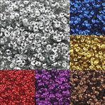 Perlin - 12000 Adet Pullu Çap 4 mm 10 Renkli Set Kasesi Kendin Yap Giyim ve Takı için Kemerli Metal El Sanatları Pullu Bomba