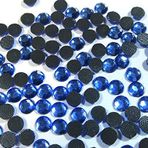 Perlin - Hotfix yapay elmaslar, 7200 adet, mavi, 3 mm SS10 AAA kalitesi, Safir, ütülemek için, Hotglue, kendinden yapışkanlı parlak taşlar, yapay elmas boncuklar, 471