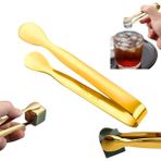 Perlotus 304 Çelik Mini Gold 11 Cm Buz Ve Şeker Maşası