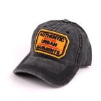 Perlotus Authentic 1983 Urban Pamuklu Erkek Kep Nakışlı Şapka Siyah