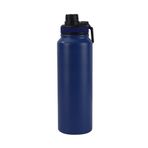 Perlotus Çelik Lacivert 1000 ml Tutmalı Süzgeçli Kamp Termosu
