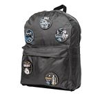 Perlotus Değiştirilebilir Uzay Astronomi Temalı Unisex Patch Günlük Spor Sırt Çantası Gri