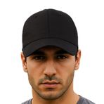 Perlotus Erkek Siyah Beyzbol Kep Şapka Klasik Unisex Spor Şapka Yazlık Günlük