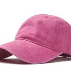 Perlotus Eskitme Düz Kep Pamuklu Pembe Kadın Şapka