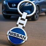Perlotus Nissan Logolu Krom Metal Araba Anahtarlık Şık Anahtarlık Hediyelik