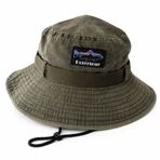 Perlotus Outdoor Safari Şapka – Erkek Kadın Pamuklu Boonie Şapka, Geniş Siperli, Nefes Alan, Ayarlanabilir İpli (Kamp, Balıkçılık, Yürüyüş, Seyahat) Yeşil