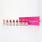 Perma Blend - Signature Lip Set - 8'li Kalıcı Makyaj Boya Seti - 15 ml - Renkli