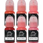 Perma Blend - Tina Davies Collection Lust Lip Kit - 6'lı Kalıcı Makyaj Boya Seti - 15 ml - Renkli