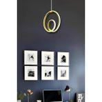 Perma Eskitme Tek Renk Modern Sarkıt LED Avize