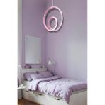 Perma Pembe Tek Renk Modern Sarkıt LED Avize