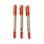 Permanent Kalıcı Marker Kalemi Çift Uçlu 0.5 mm ve 1 mm Kırmızı 3 Adet