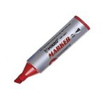 Permanent Markör Marker Kesik Uçlu Koli Kalemi Kırmızı 7 Mm Mr-6010 1 Adet