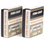 Permasharp Perma-Sharp Berberler Için Özel 100 Adet Yarım Jilet x 2 Paket