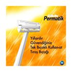 Permatik Kullan At Erkek Tıraş Bıçağı 5 Adet - Ahşap - Option-1 - 0 - 3 Yaş