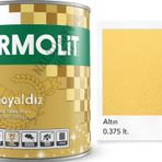 Permolit Isıya Dayanıklı Dekoratif Yaldız Boya Altın 0.375 Lt.