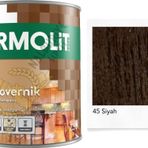Permolit Sentetik Vernikli Ahşap Koruyucu Boya SİYAH 2.5 Lt.