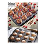 Perodia 12'li Cupcake ve Muffin İçin Yanmaz Tepsi - Kek, Kurabiye, Turta ve Çörek İçin Kapsül Kalıbı
