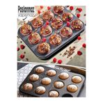 Perodia 12'li Cupcake ve Muffin İçin Yanmaz Tepsi - Kek, Kurabiye, Turta ve Çörek İçin Kapsül Kalıbı
