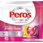 Peros Çamaşır Deterjanı Tableti (Kapsülü) Renkliler Için 50 Adet