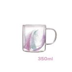 Perotti 16792 Double Feather Çift Cidarlı Kupa 2 Adet 300 Ml Şeffaf