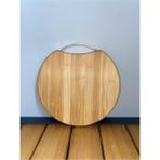 Perotti Aknur Plastik Bambu Antibakteriyel Kesim Sunum Tahtası 28*28*1,5 Cm