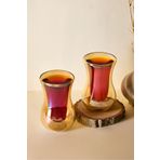 Perotti Amber 2'li Isıya Dayanıklı Çift Cidarlı Cam Çay Bardağı 150 ml