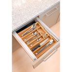 Perotti Bamboo Ölçü Ayarlı 5-7 Bölmeli Bambu Kaşıklık - Çekmece İçi ve Tezgah Üstü Kaşıklık Organizer