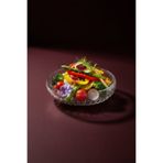 Perotti Cassaro Büyük Boy Cam Salata Kasesi - İskandinav Tarz Meyvelik Kase 26 Cm