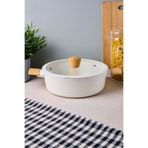 Perotti Danish Cook Bej Seramik Karnıyarık Tenceresi 24 cm