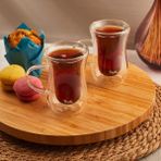 Perotti Double Wall Kuplu Çay Bardağı 2 Parça - Şeffaf