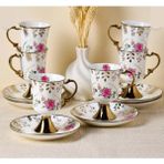 Perotti English Sachet 6 Kişilik Kahve Fincan Takımı 16842 - 6 Adet - 90 ml