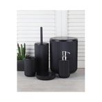Perotti Faggiano Black 5 Parça Kırılmaz PP Banyo Seti – 6.5 Litre Kovalı