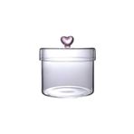 Perotti Hearts 450 ml Borosilikat Cam Kavanoz 10x8 cm