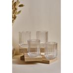 Perotti Imola 4'lü Su Bardağı 275 ml - Antrasit - Mavi - 103 ml