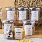 Perotti Layton 6 Parça Cam Kavanoz Seti 750 ml - 6 Adet