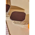 Perotti Locky Wood 320 ml Kare Cam Saklama Kabı