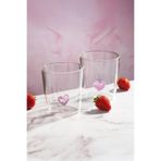 Perotti Love Hearts 2'li Borosilikat 300 ml Aşk Bardak Seti