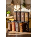 Perotti Outlet Locky 12'li 1750 ml Kare Erzak Saklama Kabı - Şeffaf