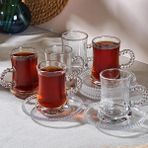 Perotti Pearl 12 Parça Altı Kişilik Çay Bardağı Seti 180 ml