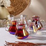 Perotti Perotti ehl-I Keyf Luster 6'lı Çay Bardağı Seti 200 ml - Şeffaf