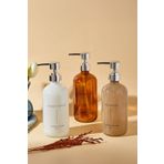 Perotti Shower 3'lü 500ml Cam Sıvı Sabunluk Seti, ( Shampoo, Shower Gel, Conditioner )