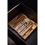 Perotti Soho Bambu Çekmece Içi Kaşıklık Ayarlanabilir Fonksiyonel Ergonomik Mutfak Çekmece Düzenleyici Organizer - Kahverengi