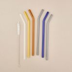 Perotti Straw Color 6'lı Cam Pipet Fırça Seti - Renkli - Ahşap