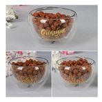 Perotti Tekli Çift Cidarlı Cam Kase Double Bowl 300ml 13796