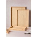 Perotti Toronto Bambu 3'lü Ahşap Tepsi 30*35*40 cm